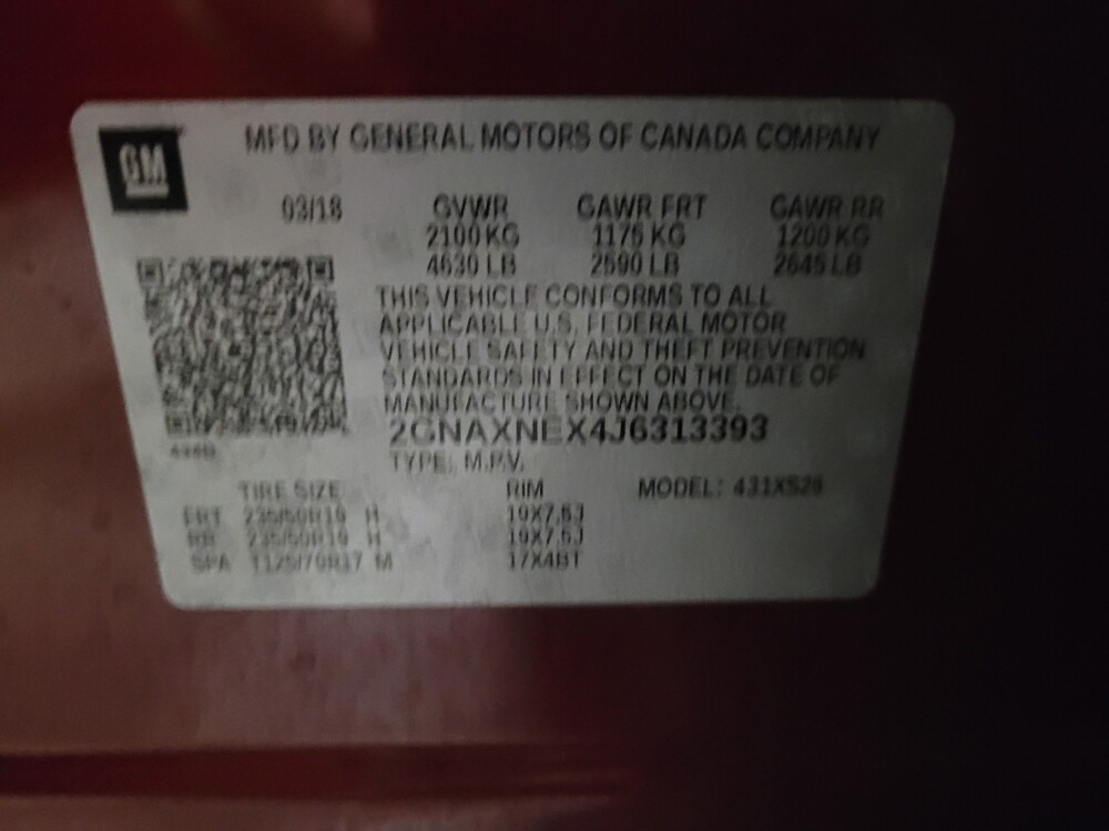 2018 Chevrolet Equinox in Newport News, VA 23601 - 18123947 33