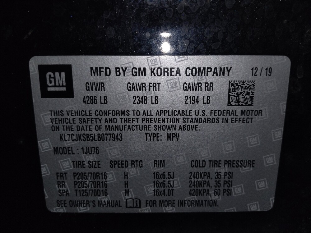 2020 Chevrolet Trax in Kissimmee, FL 34744 - 18123971 33