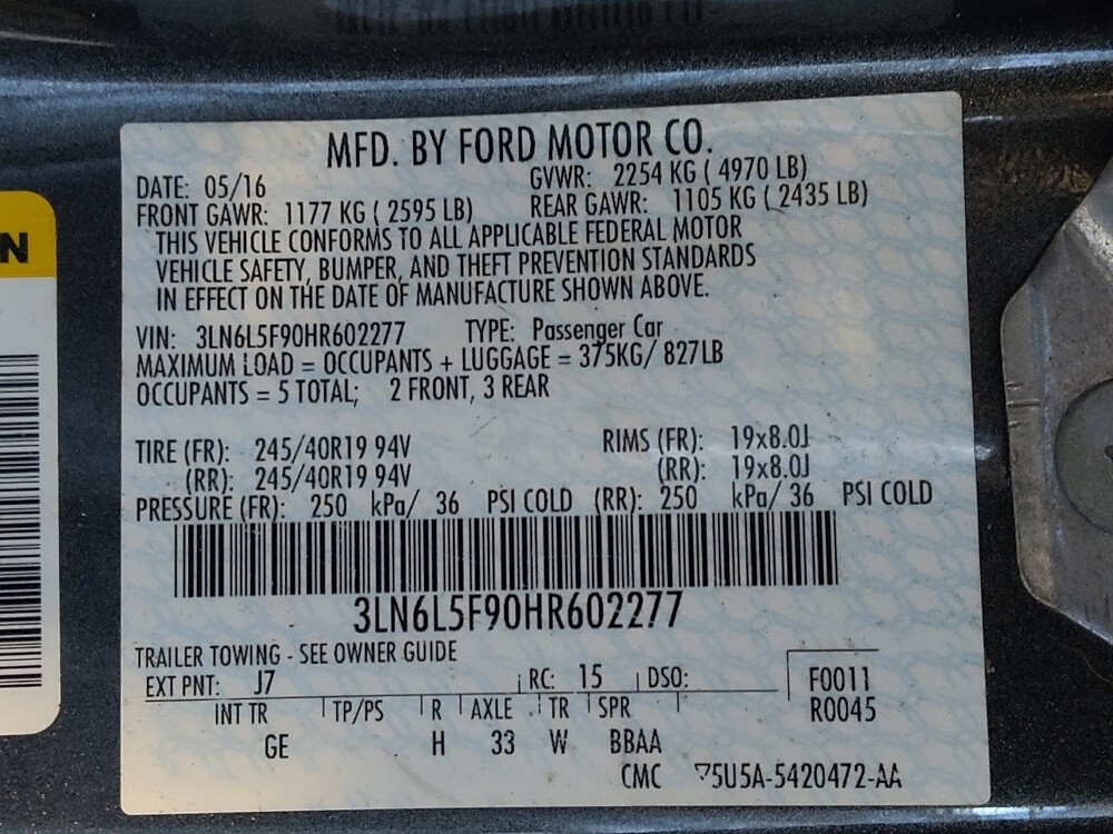 2017 Lincoln MKZ in Kissimmee, FL 34744 - 18123978 33