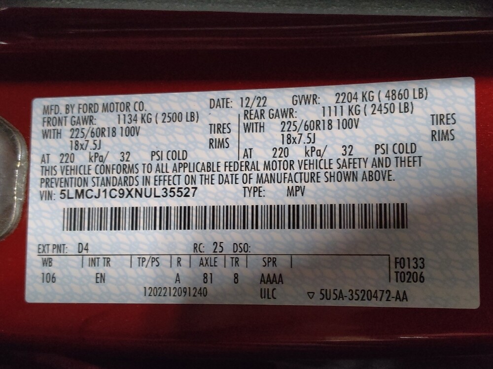 2022 Lincoln Corsair in Savannah, GA 31419 - 18123994 33