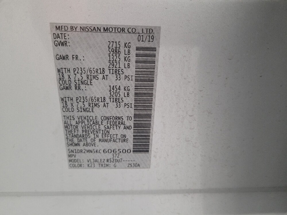 2019 Nissan Pathfinder in Downey, CA 90241 - 18124008 33