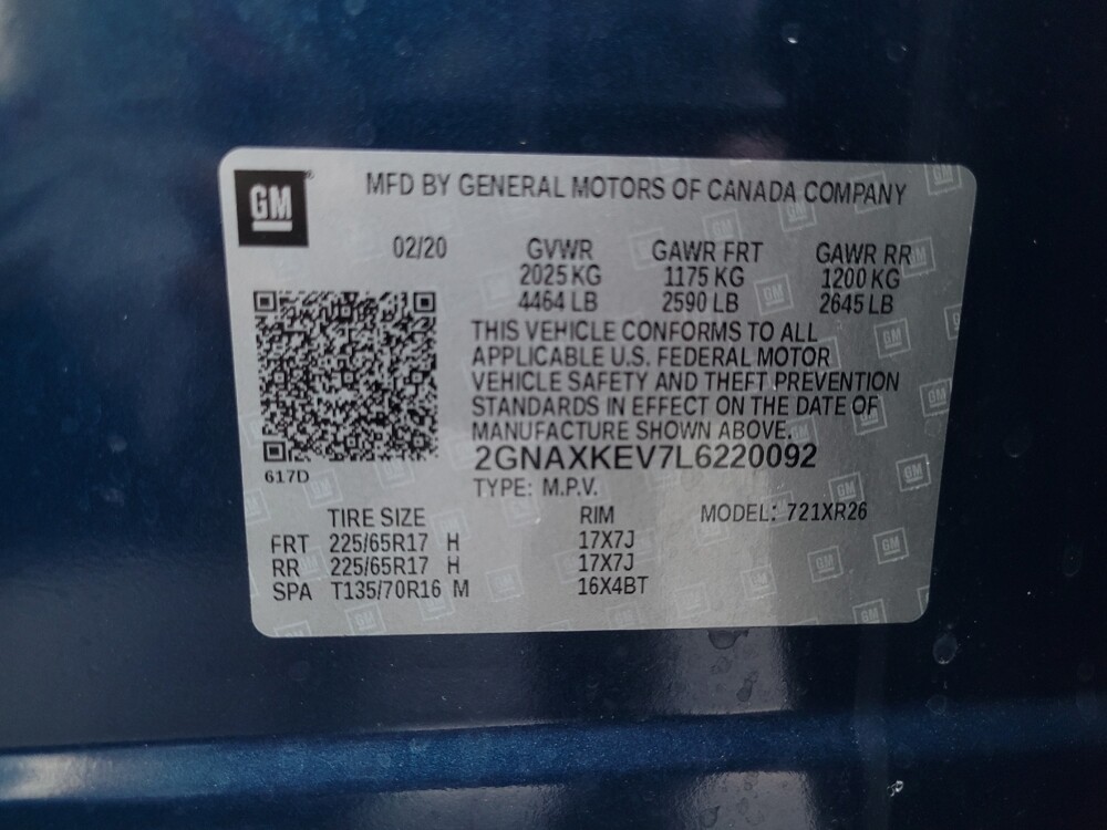 2020 Chevrolet Equinox in Birmingham, AL 35215 - 18124012 33