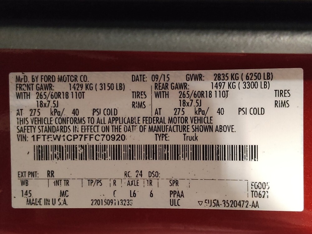 2015 Ford F150 in Kissimmee, FL 34744 - 18124017 33