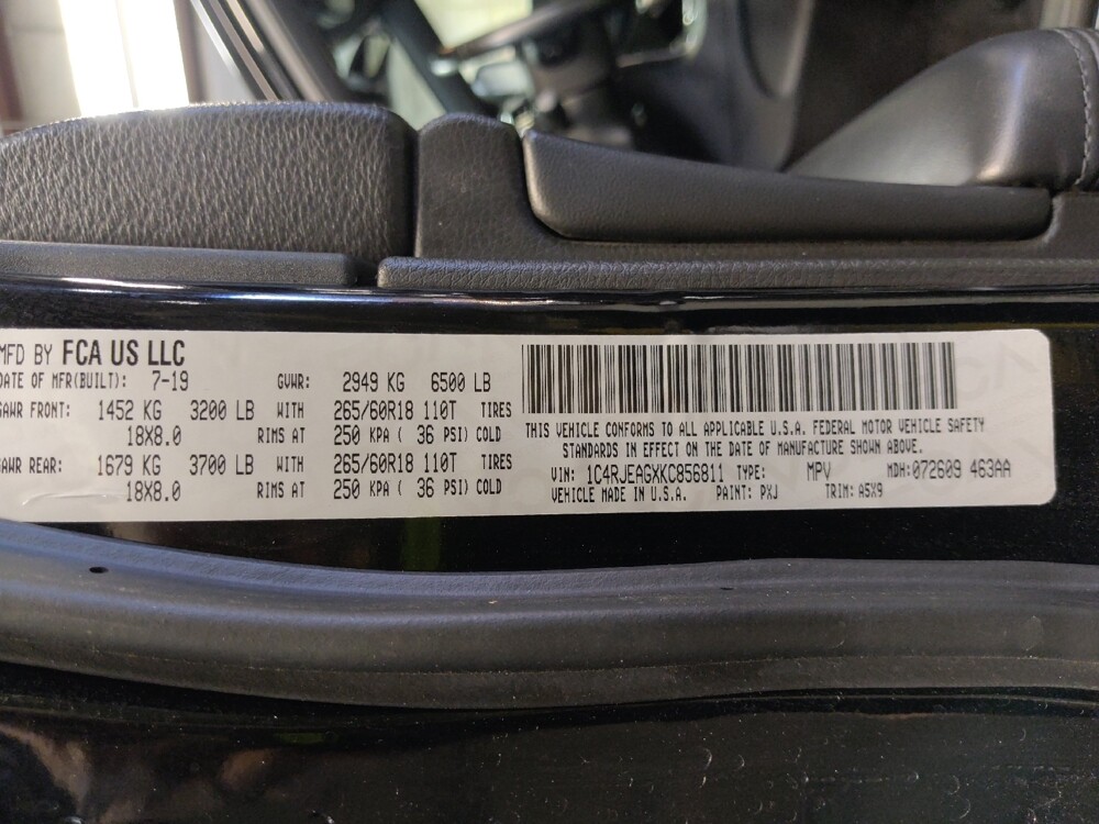 2019 Jeep Grand Cherokee in Fort Myers, FL 33907 - 18124030 33