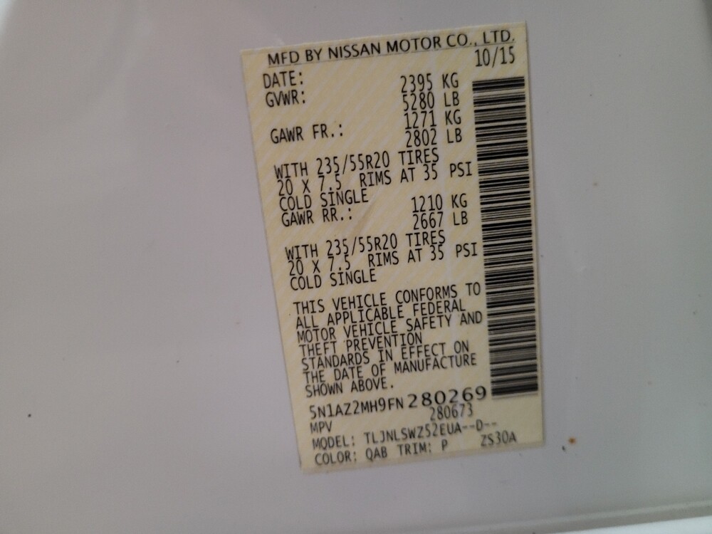 2015 Nissan Murano in Owings Mills, MD 21117 - 18124033 33