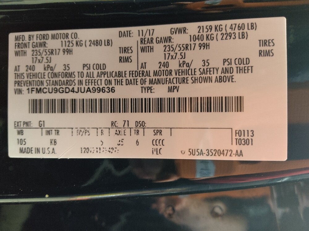 2018 Ford Escape in Mesa, AZ 85210 - 18124034 33