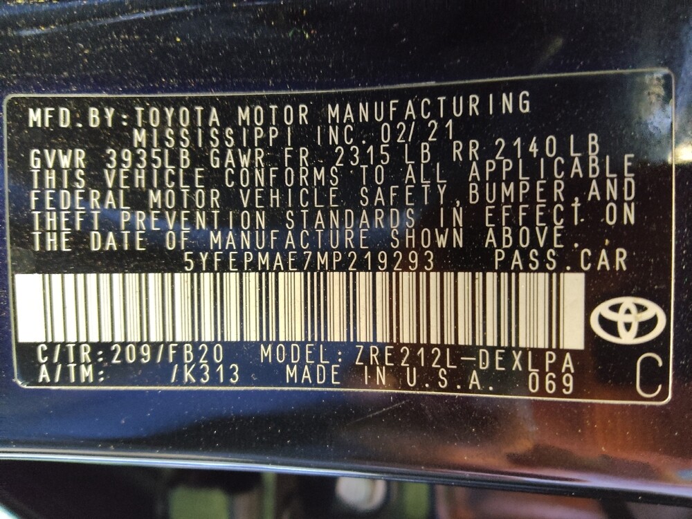 2021 Toyota Corolla in Glendale, AZ 85301 - 18124044 33