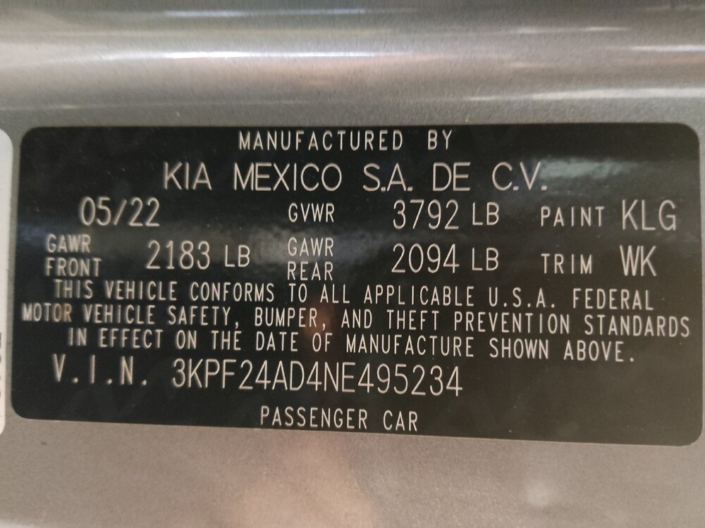 2022 Kia Forte in Charlotte, NC 28273 - 18124049 33