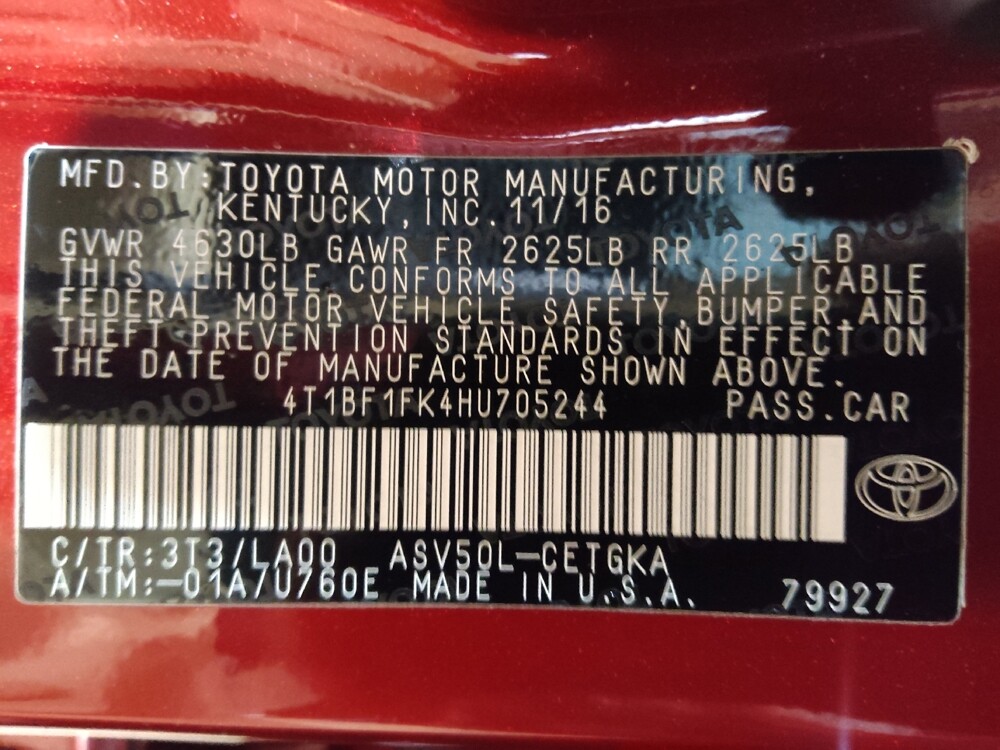 2017 Toyota Camry in Morrow, GA 30260 - 18124066 33