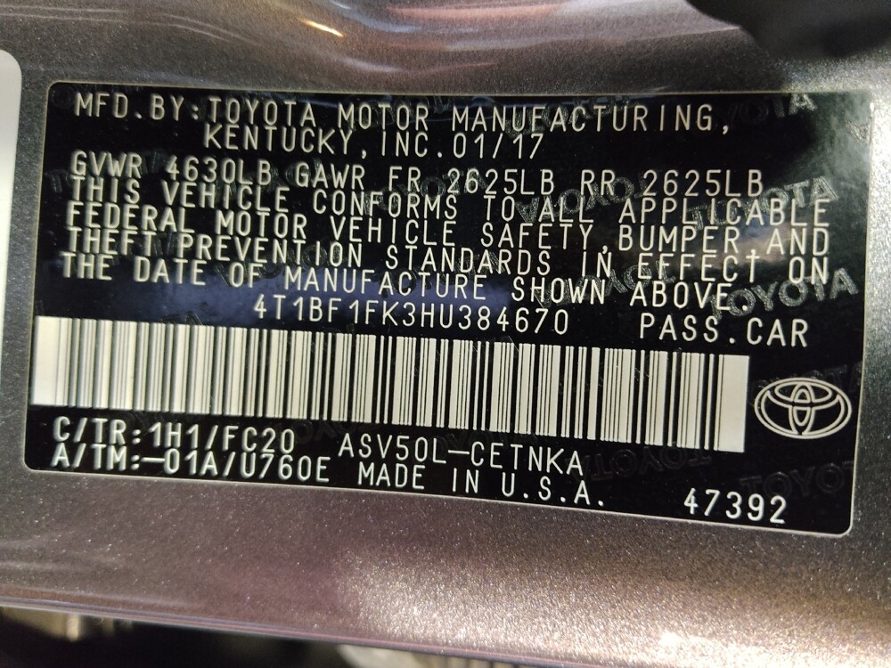 2017 Toyota Camry in Winston-Salem, NC 27103 - 18124073 33