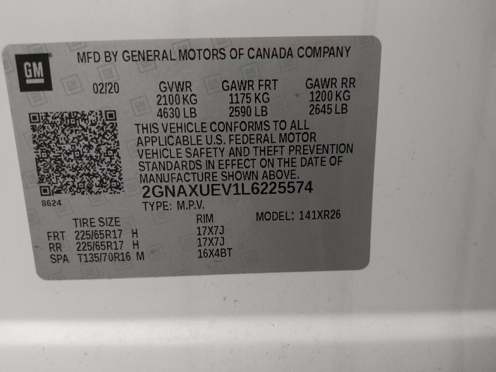 2020 Chevrolet Equinox in Albuquerque, NM 87113 - 18124085 33