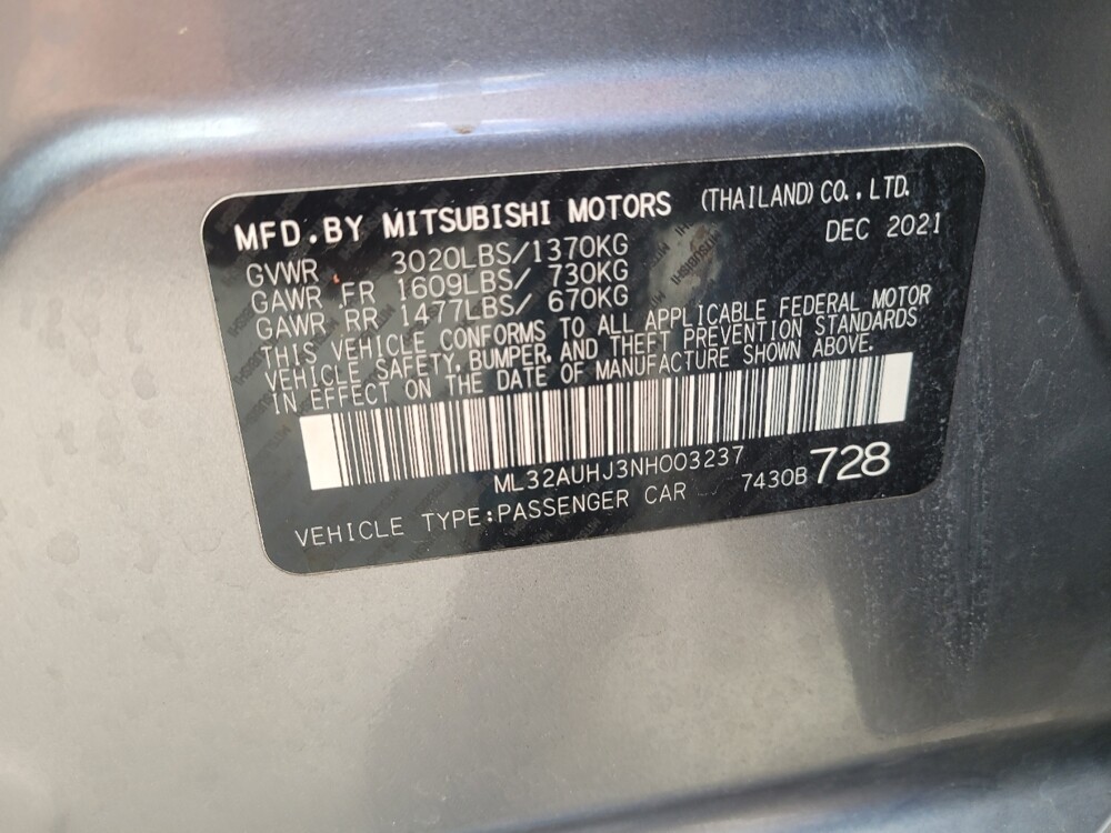 2022 Mitsubishi Mirage in Riverside, CA 92504 - 18124086 33