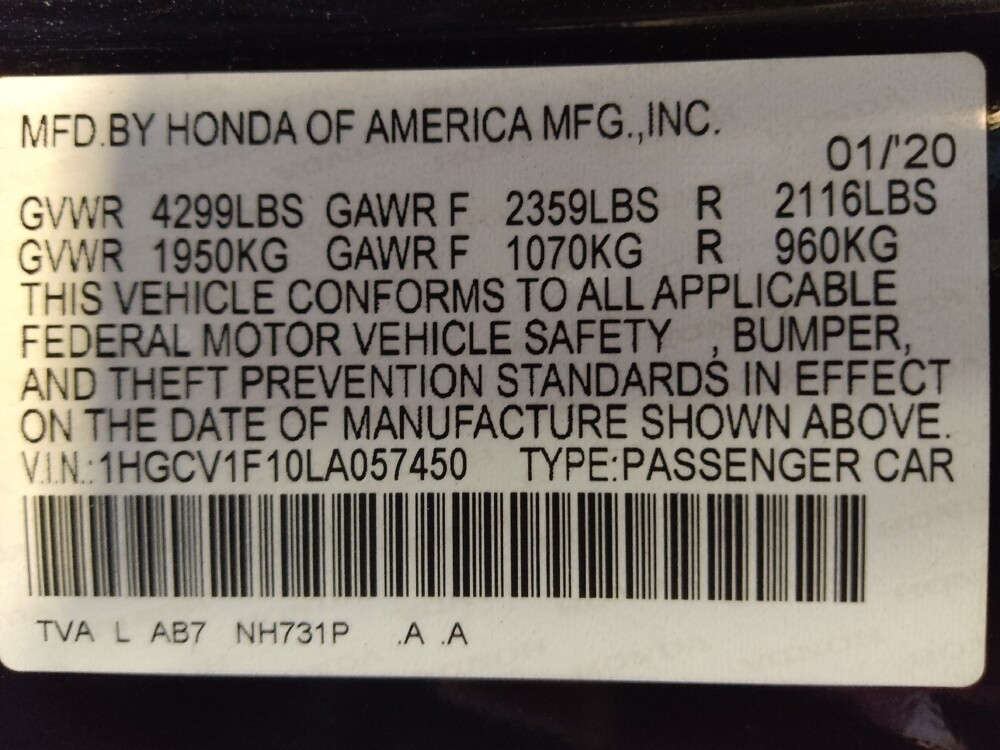 2020 Honda Accord in Chandler, AZ 85225 - 18124127 33