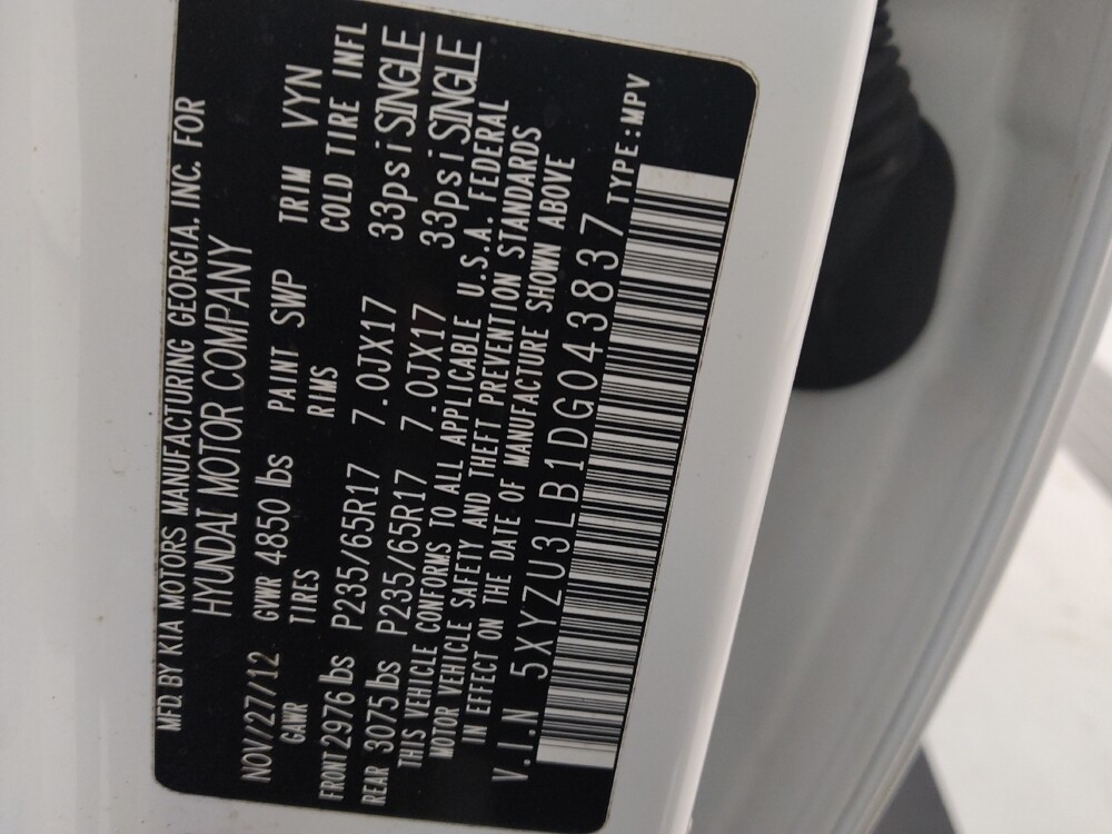 2013 Hyundai Santa Fe in St. Louis, MO 63136 - 18124132 33