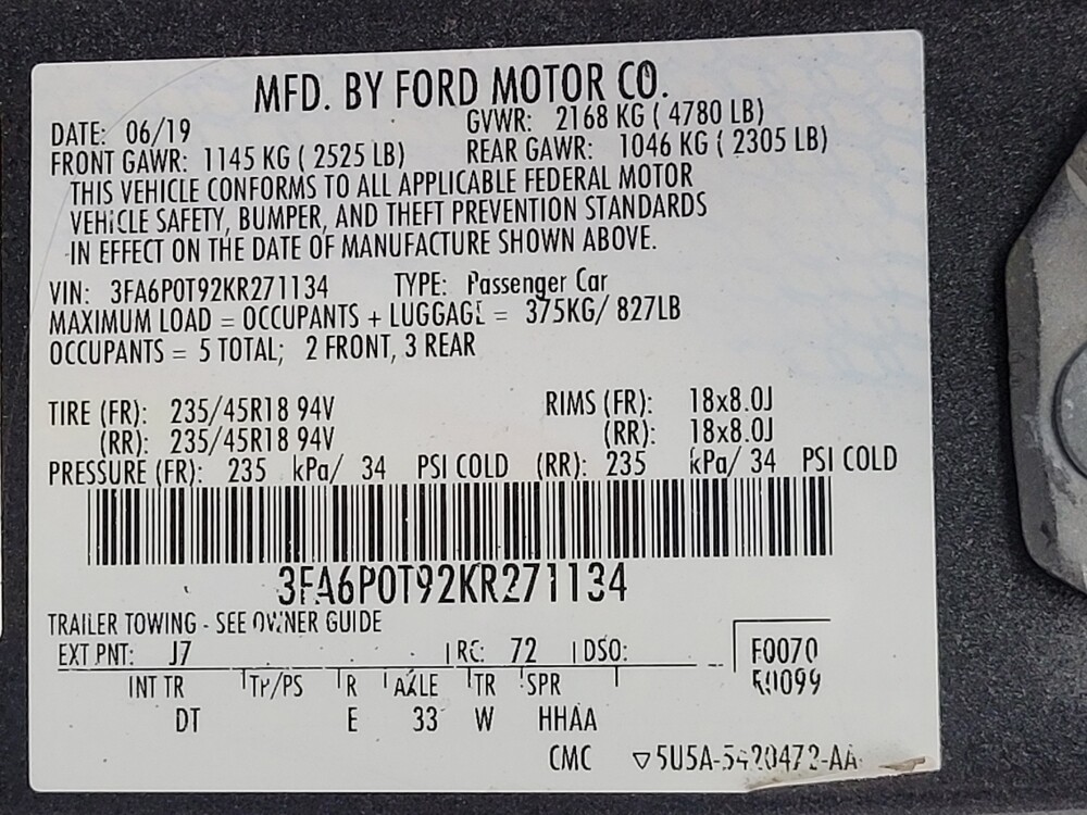 2019 Ford Fusion in Memphis, TN 38128 - 18124136 33