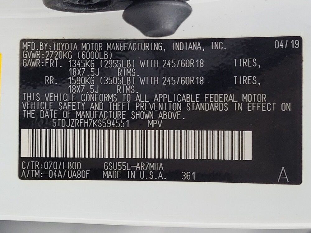 2019 Toyota Highlander in Memphis, TN 38128 - 18124141 33