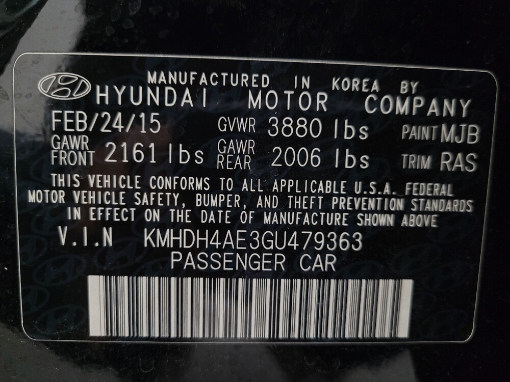 2016 Hyundai Elantra in Tucson, AZ 85705 - 18124148 33