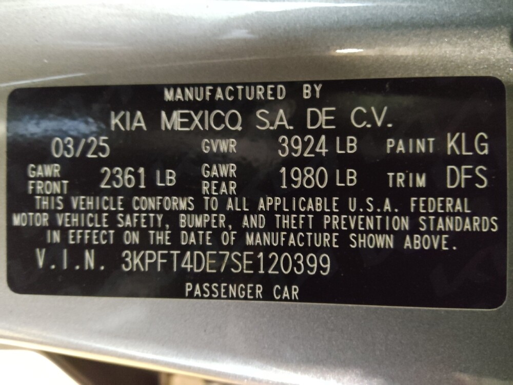 2025 Kia K4 in Jacksonville, FL 32210 - 18124157 33