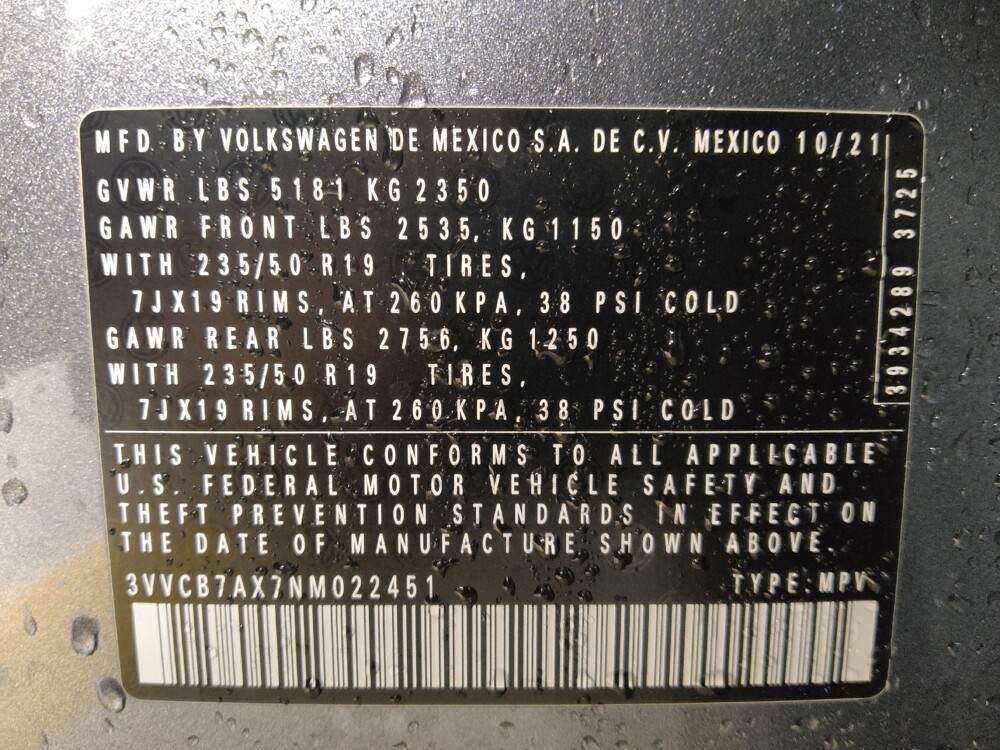 2022 Volkswagen Tiguan in Conyers, GA 30094 - 18124160 33