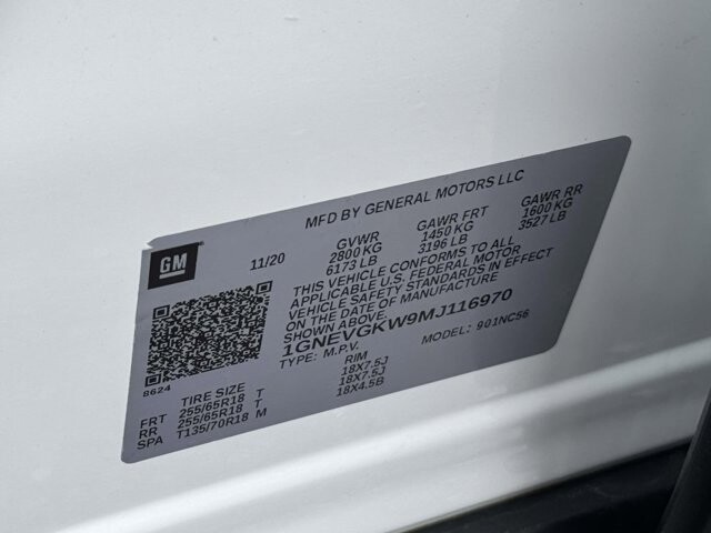 2021 Chevrolet Traverse in Winchester, VA 22602 - 18124258 32