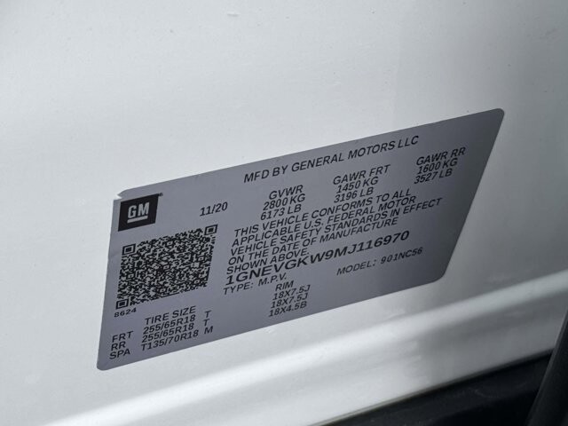 2021 Chevrolet Traverse in Winchester, VA 22602 - 18124258 51