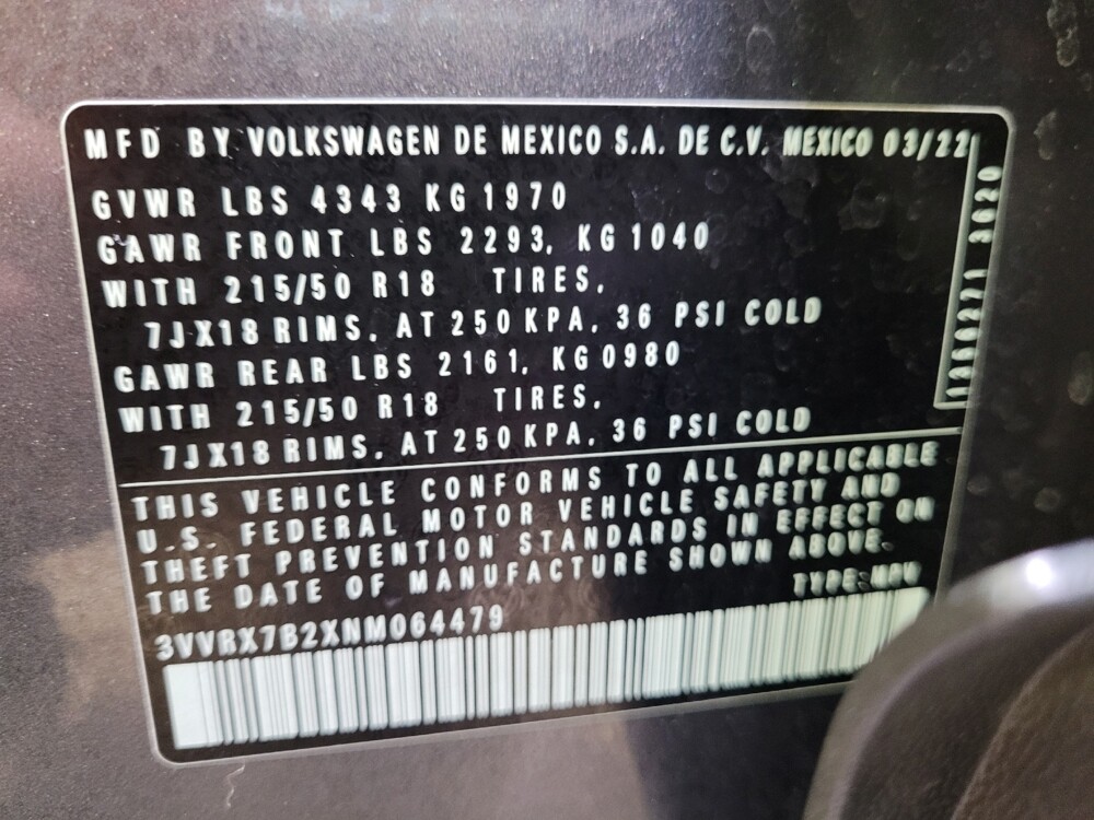 2022 Volkswagen Taos in Torrance, CA 90504 - 18124270 33