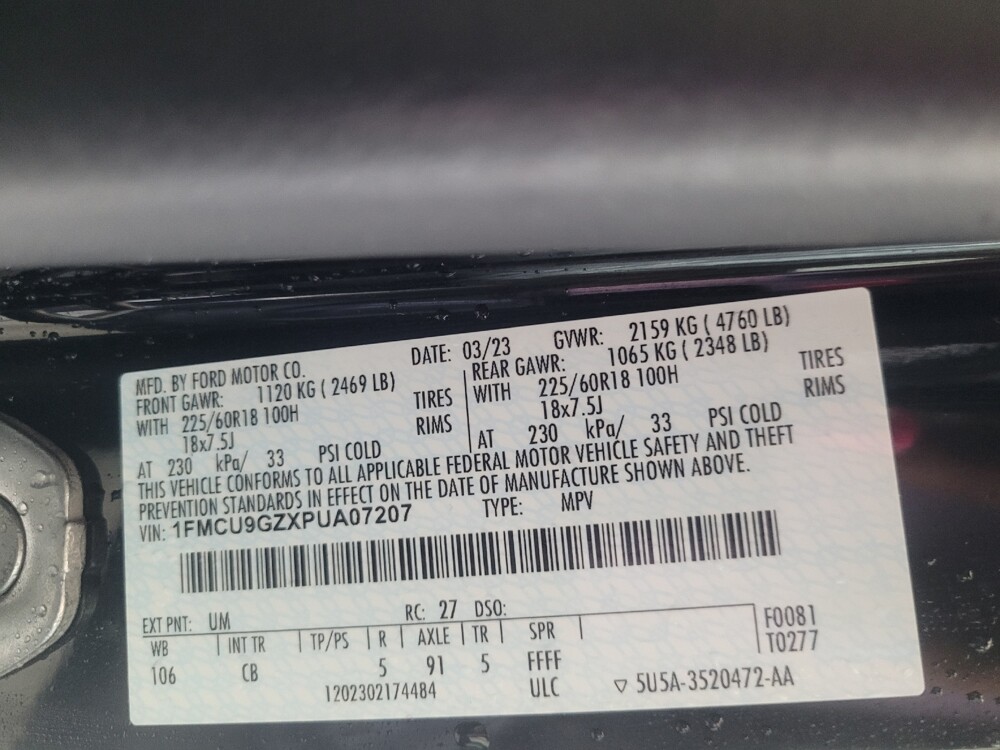 2023 Ford Escape in Conyers, GA 30094 - 18124290 33