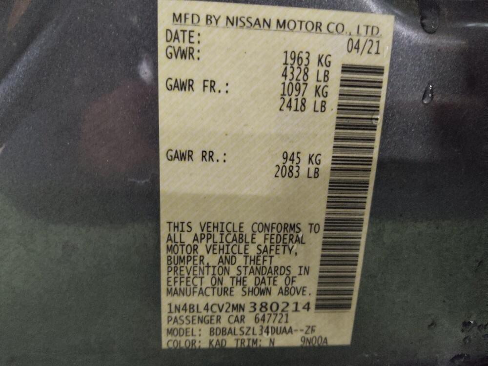 2021 Nissan Altima in Fort Worth, TX 76116 - 18124304 33