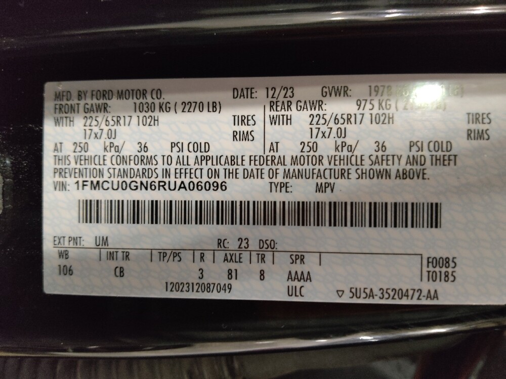 2024 Ford Escape in Lubbock, TX 79424 - 18124306 33