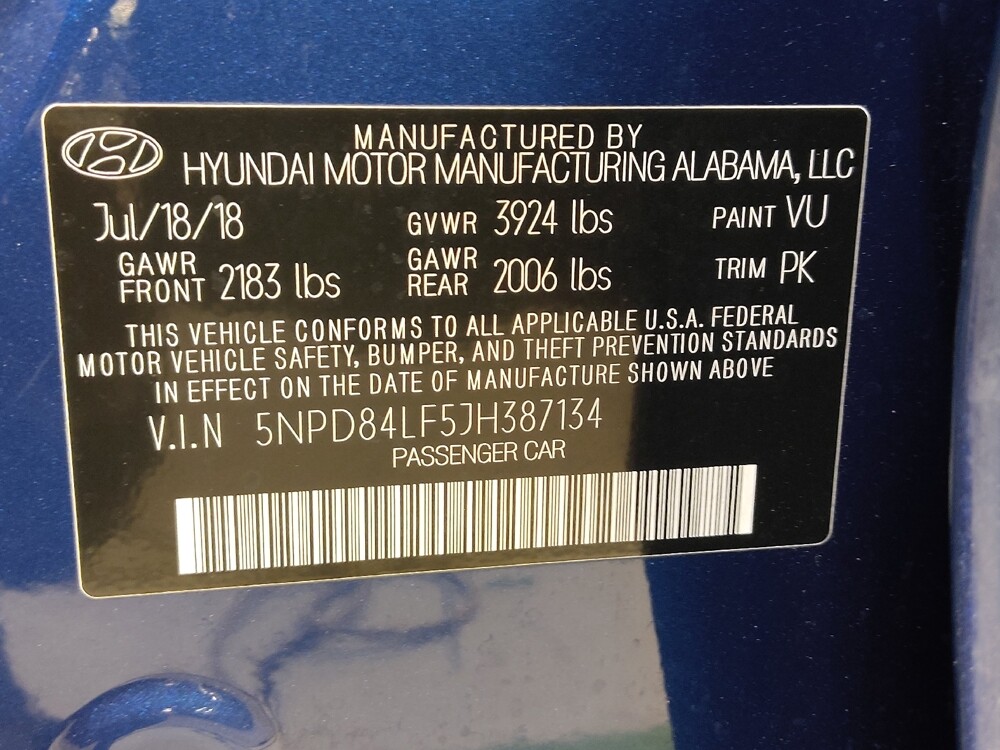 2018 Hyundai Elantra in Tampa, FL 33619 - 18124338 33