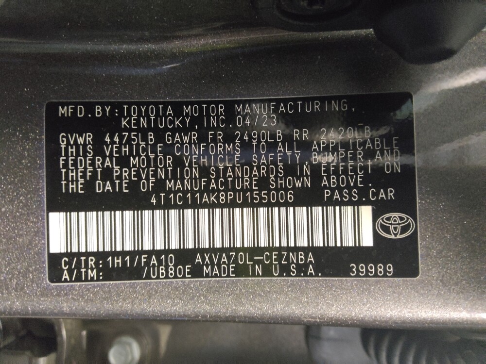 2023 Toyota Camry in Tampa, FL 33619 - 18124350 33