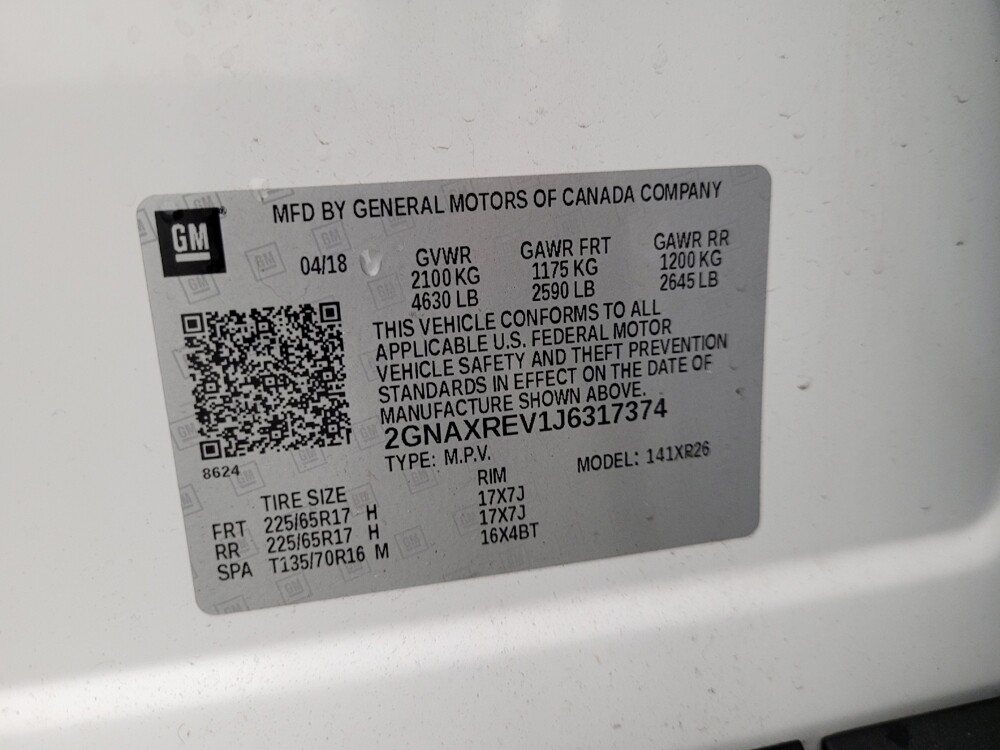 2018 Chevrolet Equinox in Las Vegas, NV 89102 - 18124364 33