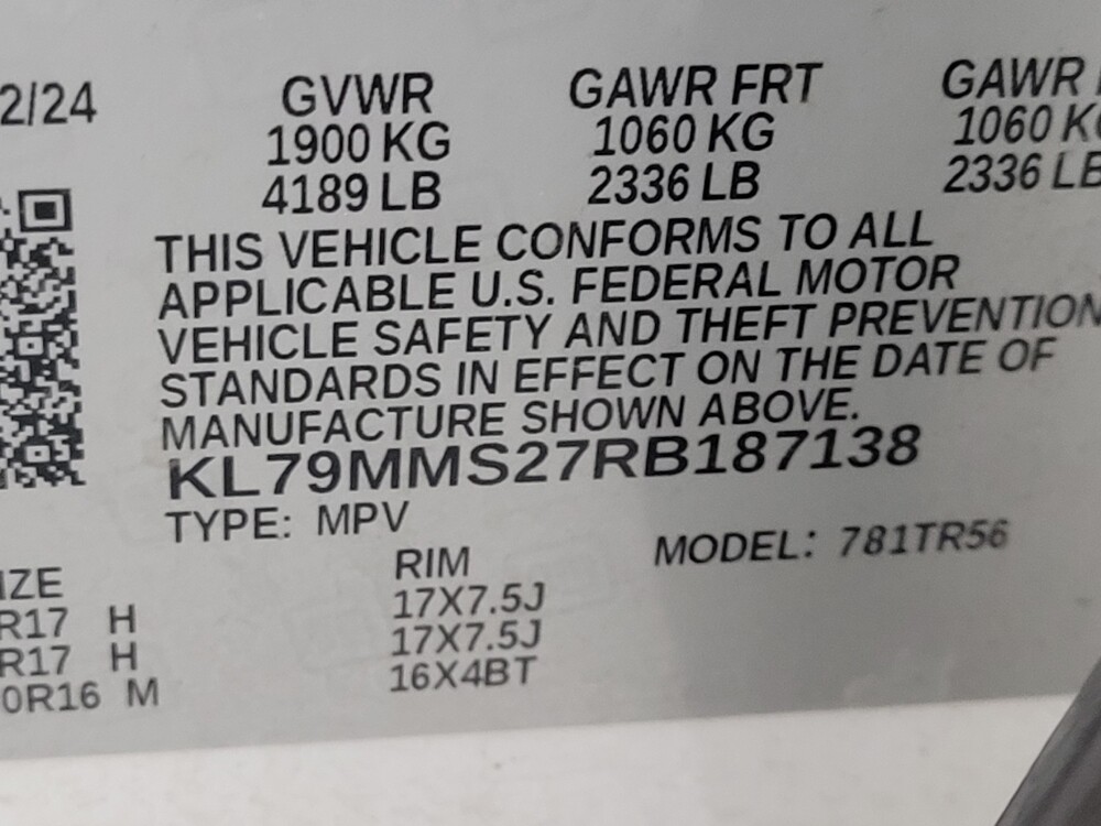 2024 Chevrolet TrailBlazer in Las Vegas, NV 89104 - 18124365 33