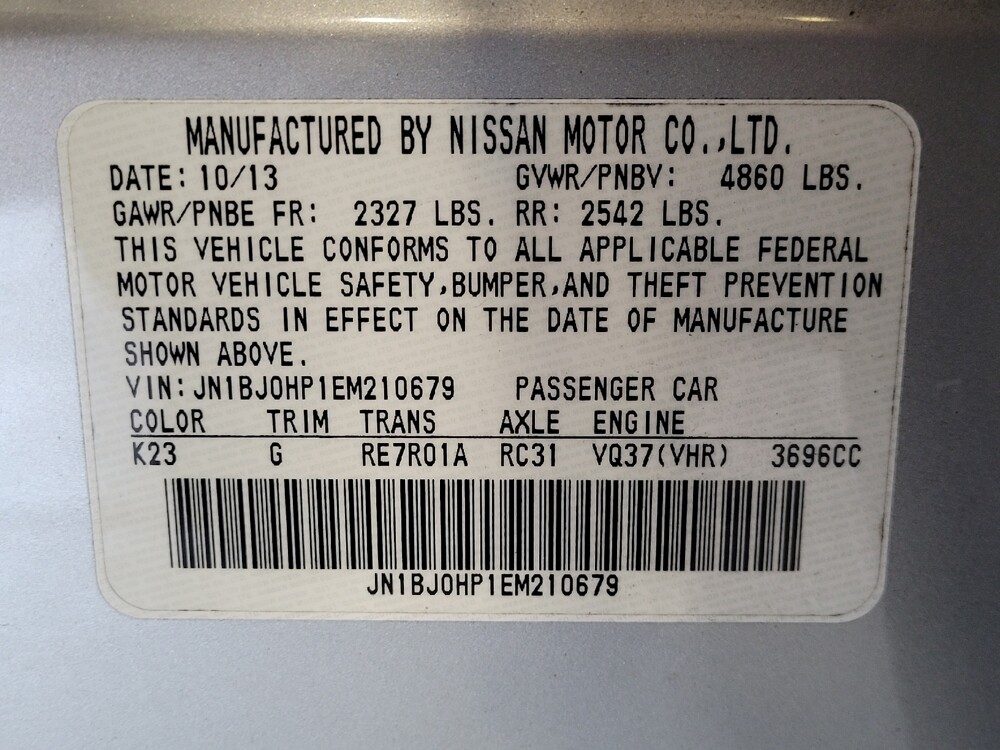 2014 INFINITI QX50 in Kissimmee, FL 34744 - 18124385 33