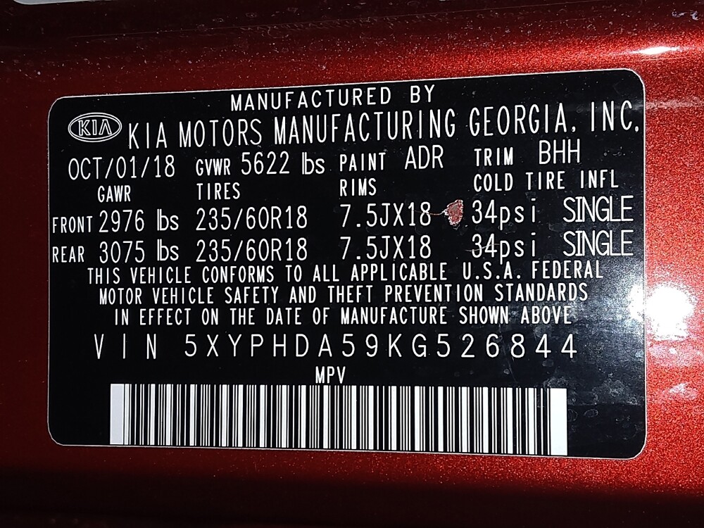 2019 Kia Sorento in Savannah, GA 31419 - 18124386 33