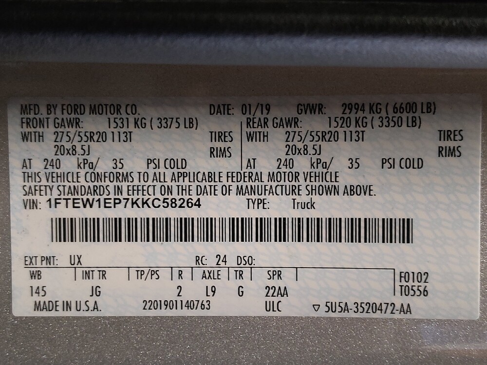 2019 Ford F150 in Kissimmee, FL 34744 - 18124391 33