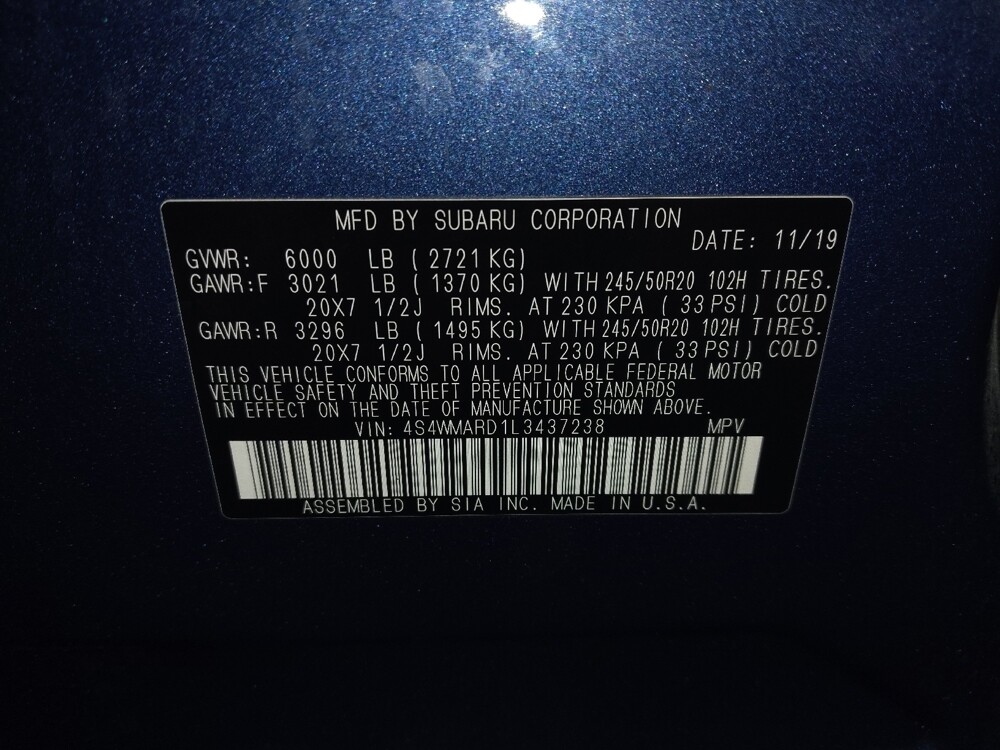 2020 Subaru Ascent in Kissimmee, FL 34744 - 18124397 33