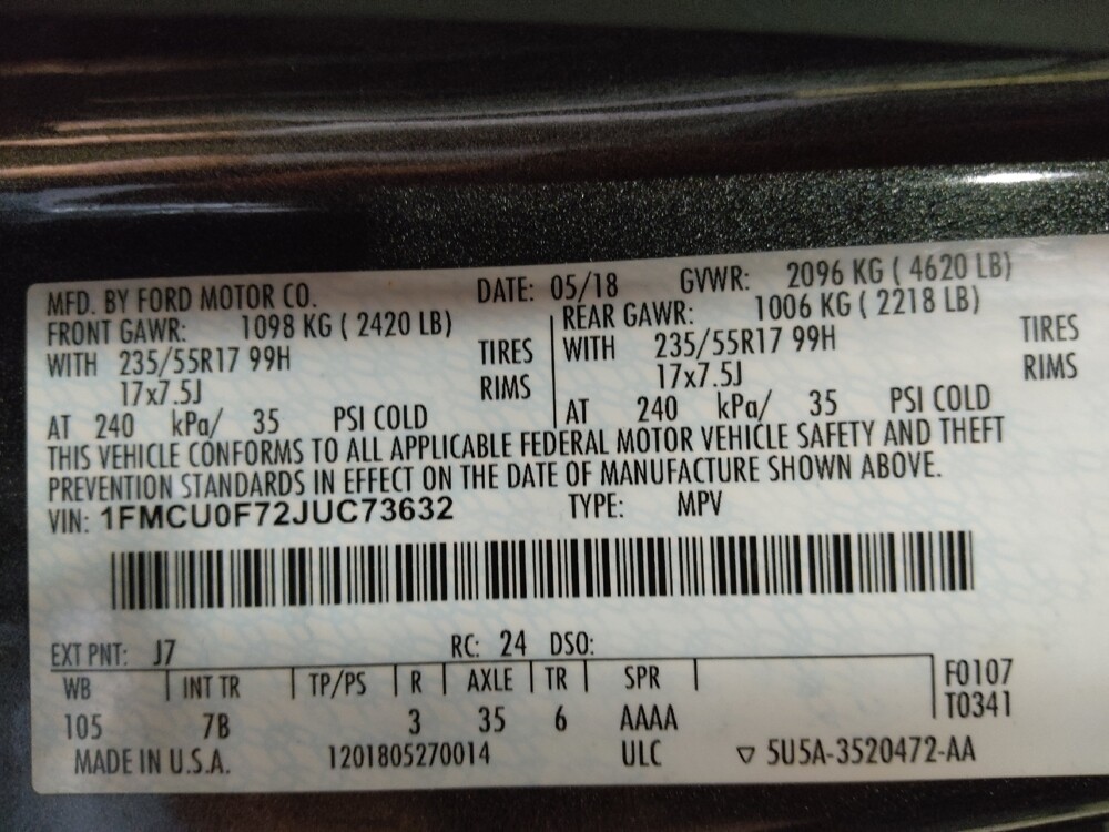 2018 Ford Escape in Columbia, SC 29210 - 18124408 33