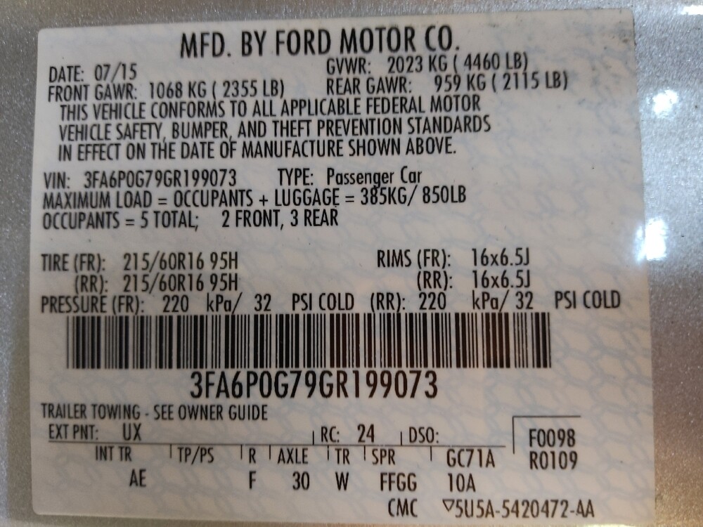 2016 Ford Fusion in Winston-Salem, NC 27103 - 18124413 33