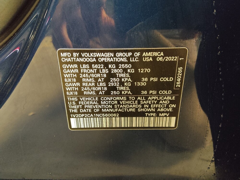 2022 Volkswagen Atlas in Charleston, SC 29414 - 18124420 33