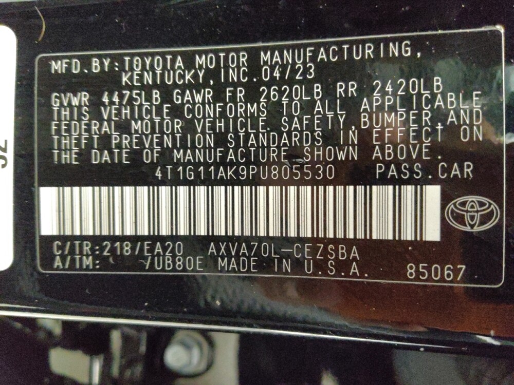 2023 Toyota Camry in Colorado Springs, CO 80909 - 18124458 33