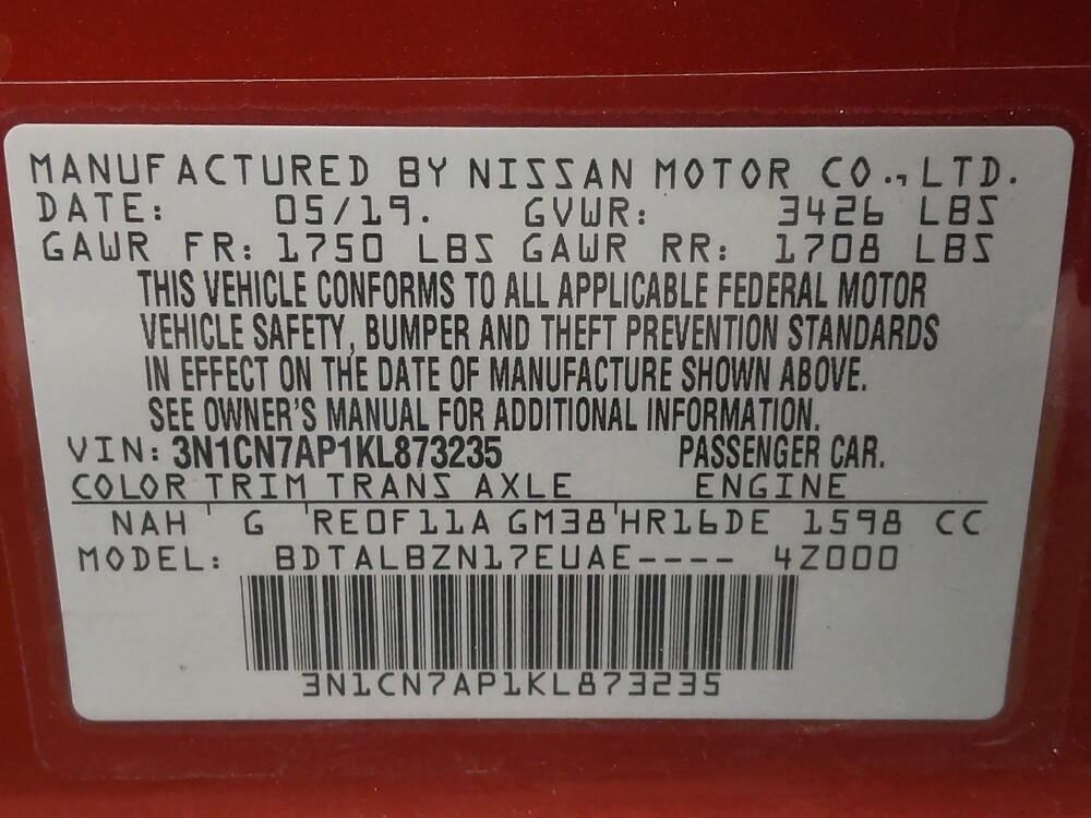 2019 Nissan Versa in Temple, TX 76502 - 18124493 33