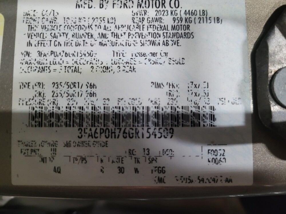 2016 Ford Fusion in Plymouth Meeting, PA 19462 - 18124516 33