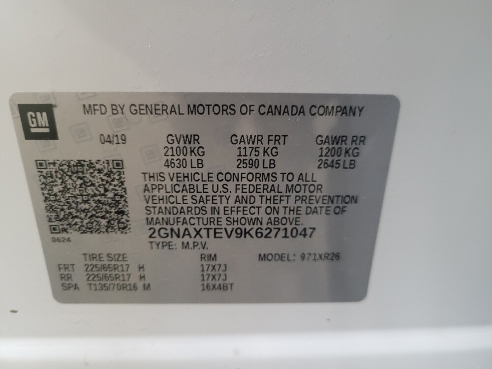 2019 Chevrolet Equinox in Williamstown, NJ 8094 - 18124536 33