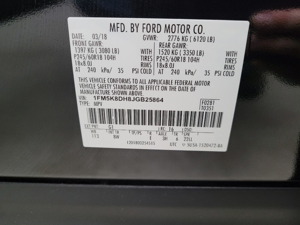 2018 Ford Explorer in Eastpointe, MI 48021 - 18124566 33