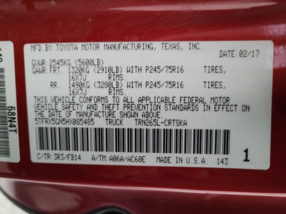 2017 Toyota Tacoma in El Cajon, CA 92020 - 18124659 33