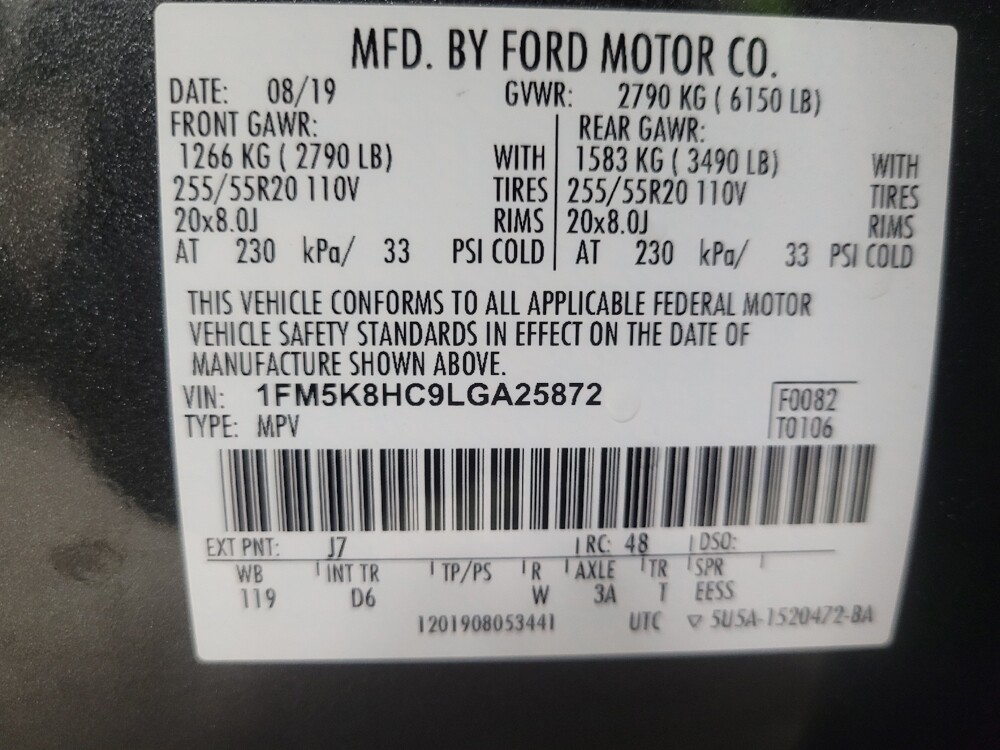 2020 Ford Explorer in Knoxville, TN 37923 - 18124672 33