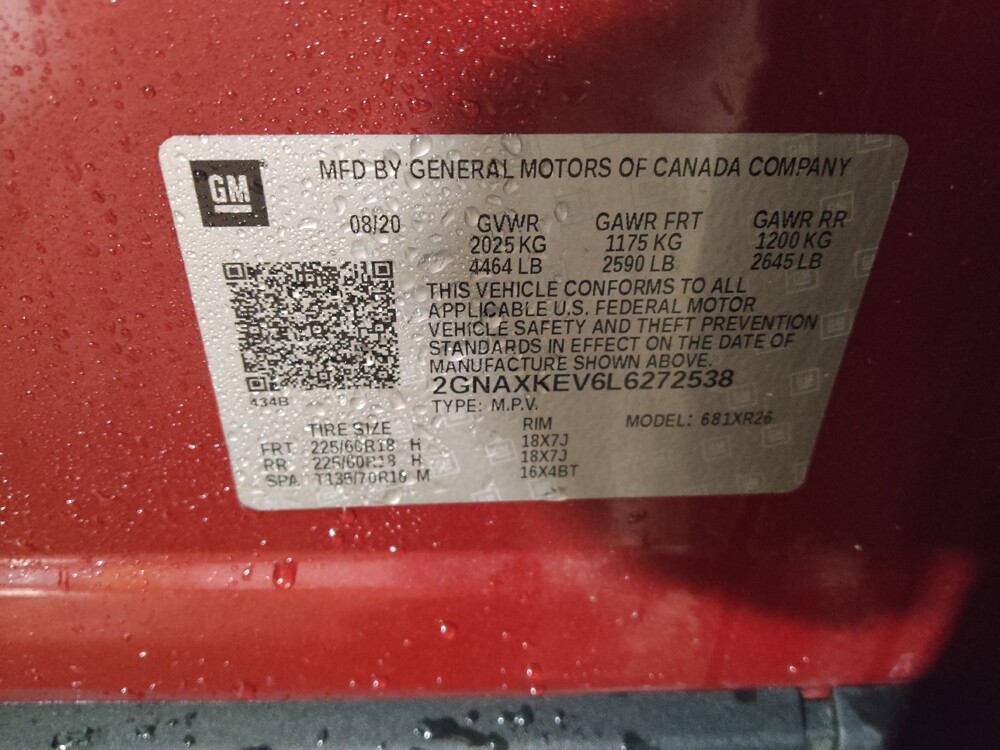 2020 Chevrolet Equinox in Albany, GA 31705 - 18124683 33