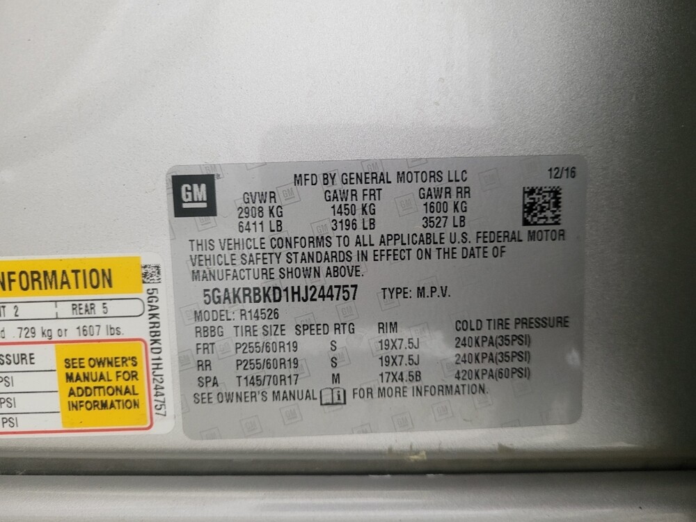 2017 Buick Enclave in Marietta, GA 30062 - 18124684 33