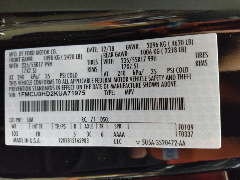 2019 Ford Escape in Phoenix, AZ 85015 - 18124708 33